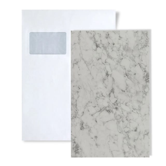 Wallface 1 MUSTERSTÜCK S-19566 DIN A5 Wandpaneel MUSTER MARBLE WHITE