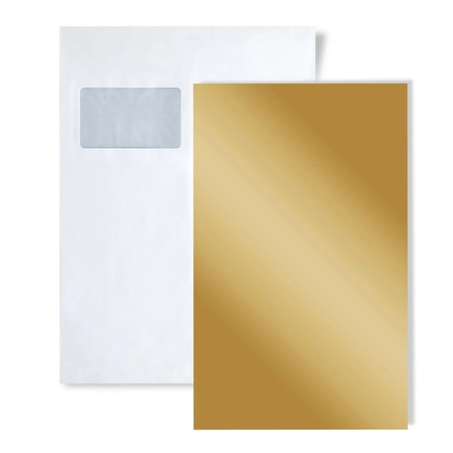 Wallface 1 MUSTERSTÜCK S-10139 DIN A5 Wandpaneel Muster DECO BRASS