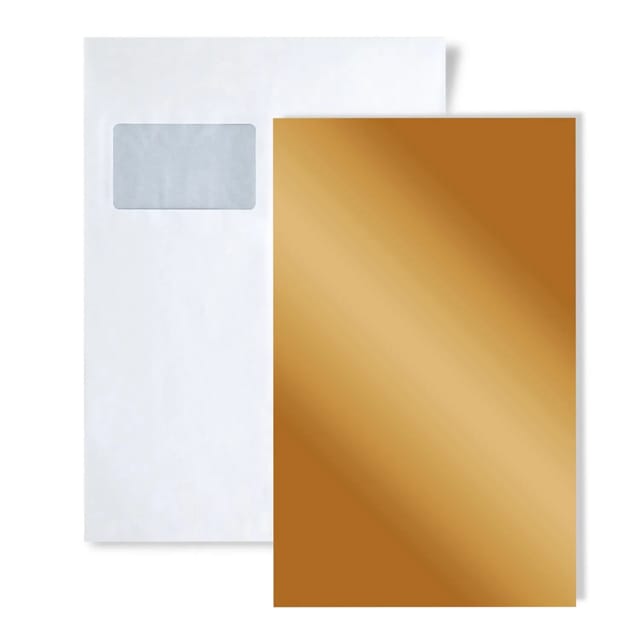 Wallface 1 MUSTERSTÜCK S-10187 DIN A5 Wandpaneel Muster DECO GOLD