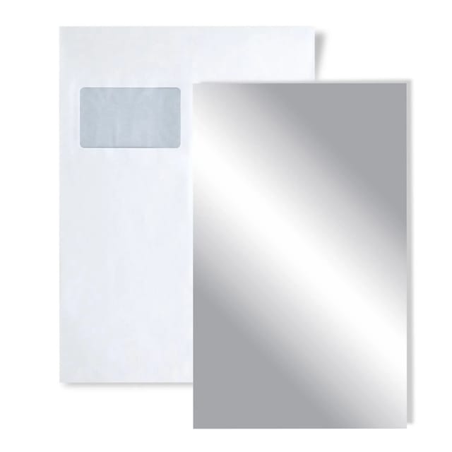 Wallface 1 MUSTERSTÜCK S-10324 DIN A5 Wandpaneel Muster DECO SILVER