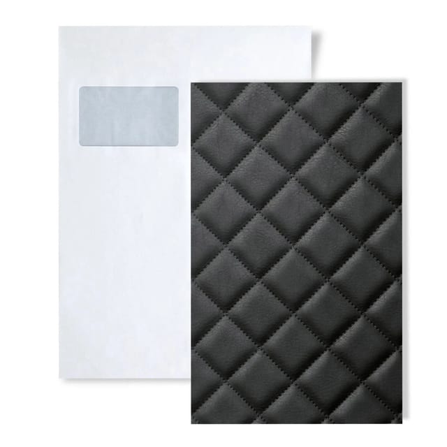Wallface 1 MUSTERSTÜCK S-15029 DIN A5 Wandpaneel Muster ROMBO 40 NERO