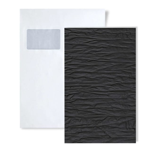Wallface 1 MUSTERSTÜCK S-24936 DIN A5 Wandpaneel MUSTER CRASHED Graphite Black