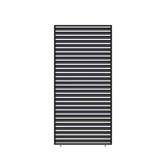 Paragon Outdoor Lamellen-Sichtschutz für Pergola Grand Tuscan 12 Grau 114x234 cm