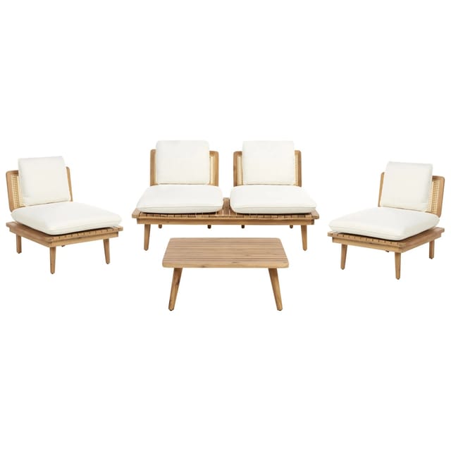 Beliani Sitzgruppe ACCADIA Hellbeige