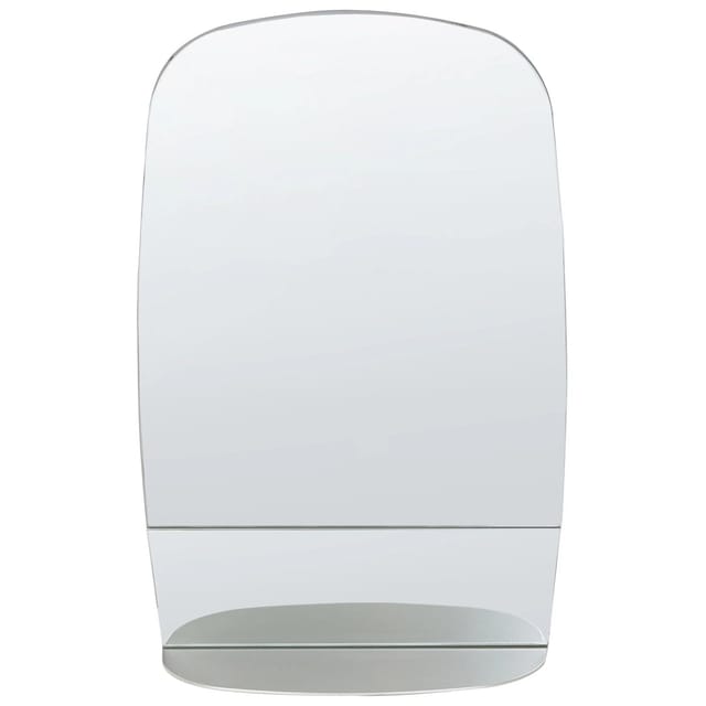 Beliani Wandspiegel BRANNAY Silber 2x40x60