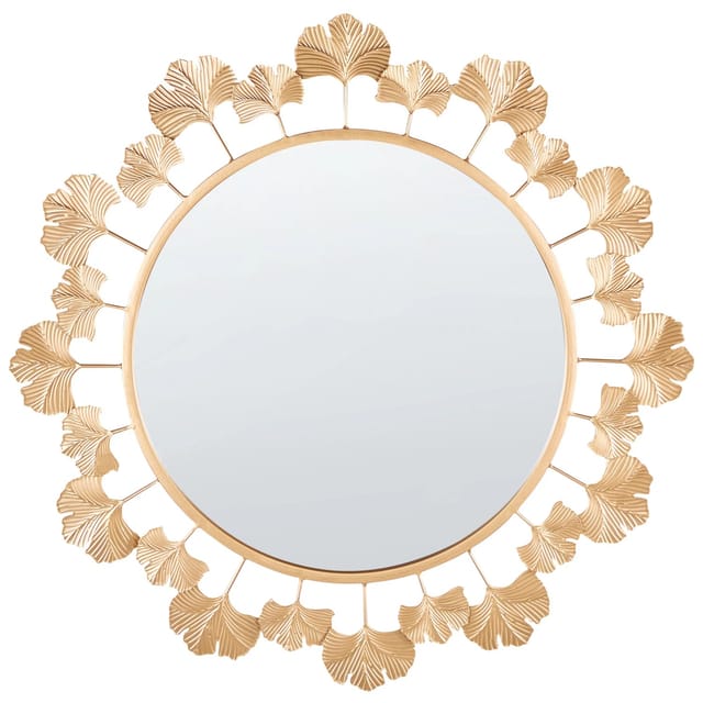 Beliani Wandspiegel CODOLET Gold 3x60x60
