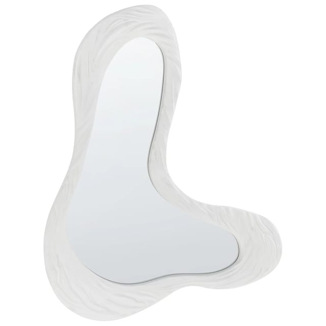 Beliani Wandspiegel GUICLAN Weiss 3x61x83
