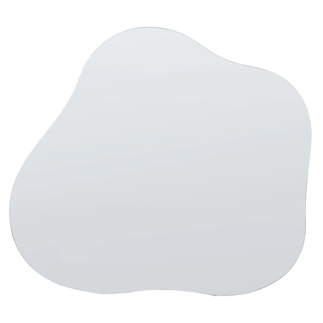 Beliani Wandspiegel BAGNEUX Silber 50x50x55