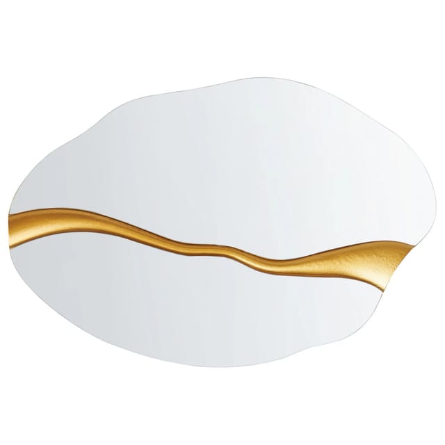 Beliani Wandspiegel POIVRES Gold 4x90x60
