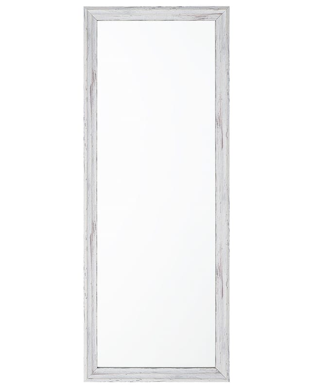 Beliani Wandspiegel BENON Cremeweiß 3x50x130