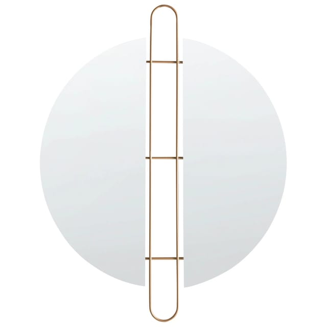 Beliani Dekospiegel ATTIN Gold 2x52x65