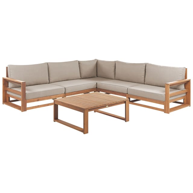 Beliani Lounge Set TIMOR Taupe