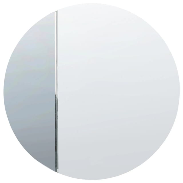 Beliani Wandspiegel CHARRON Blau 3x80x80