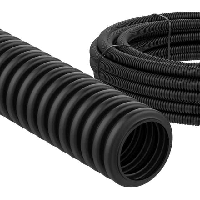 ViD Flexibles Leerrohr M25 50 Meter 750N 2J von -5°C Bis +60°C Schwarz