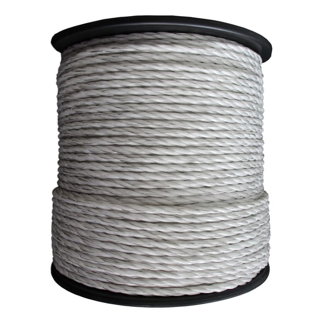 ZGM Weidezaunseil Basic Weiß 200 m 6 Niro