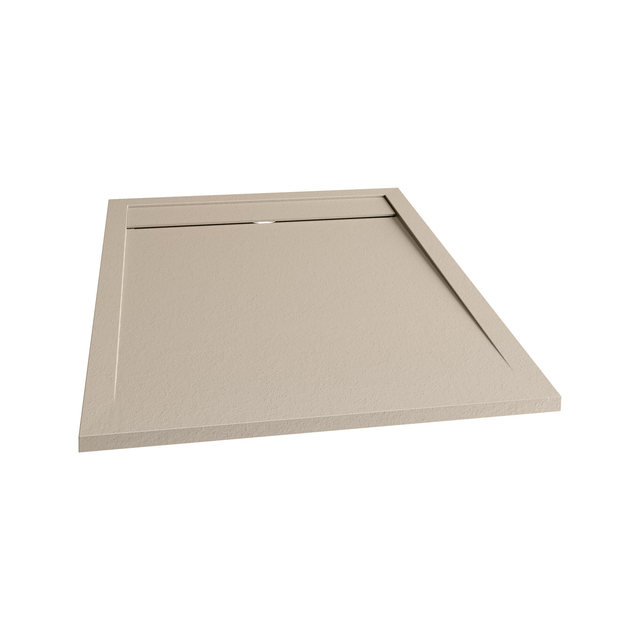 Schulte Duschwanne ExpressPlus Extraflach Rechteck 120 cm x 90 cm Sand