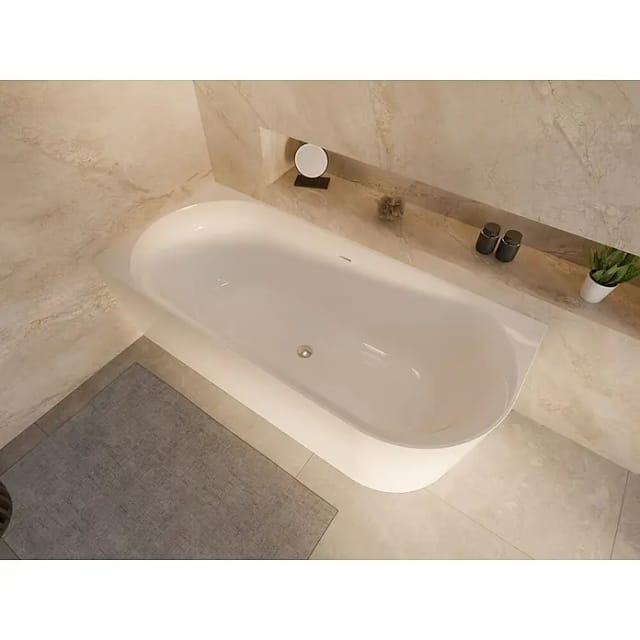 Ottofond Badewanne Mince Corner Rechts 170 cm Weiß