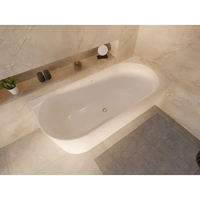 Ottofond Badewanne Mince Corner Links 170 cm Weiß