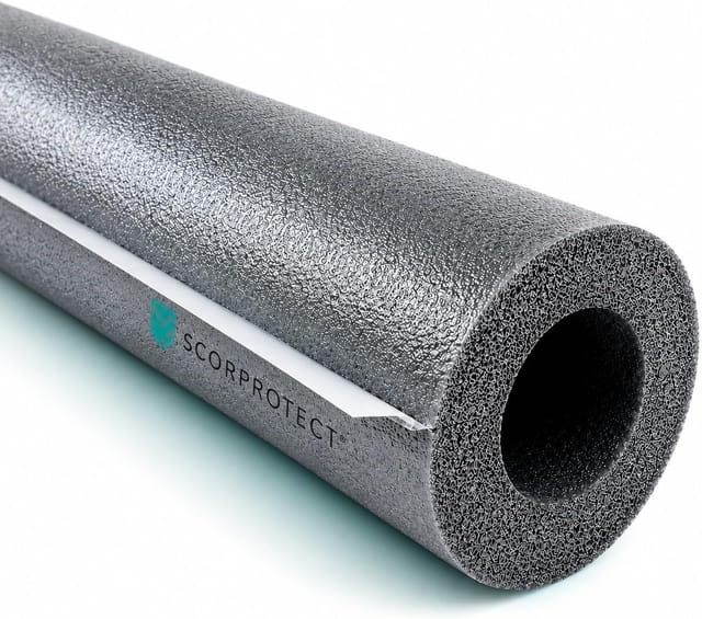 Scorprotect Graue PE Rohrisolierung Selbstklebend 15 X 13 X 1 Meter