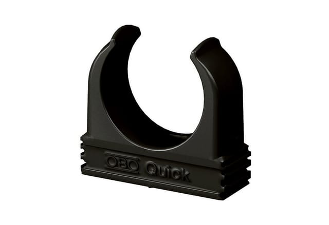 OBO Bettermann Quick-Schelle Rohr-Klemmschelle M20 100 Stück Schwarz