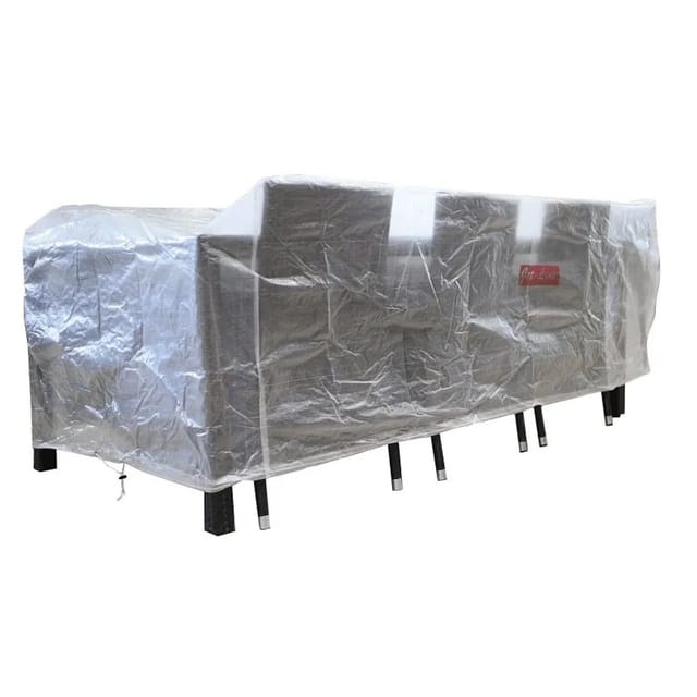 Jet-Line Abdeckplane für Gartenmöbel Klar 185 x 140 x 70 cm
