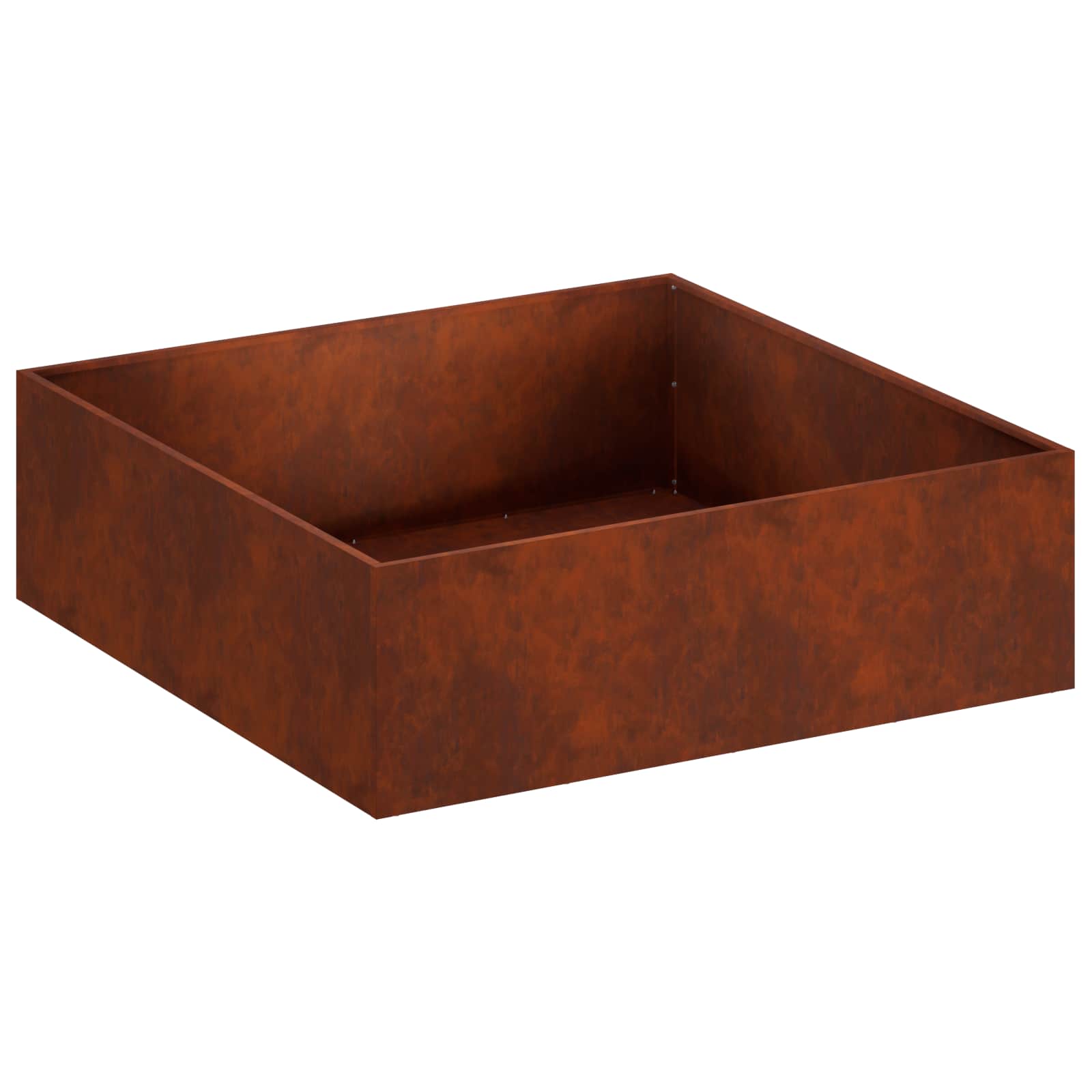 Maison Exclusive - Garten-pflanzgefäß Rostoptik 80 X 80 X 30 Cm W
