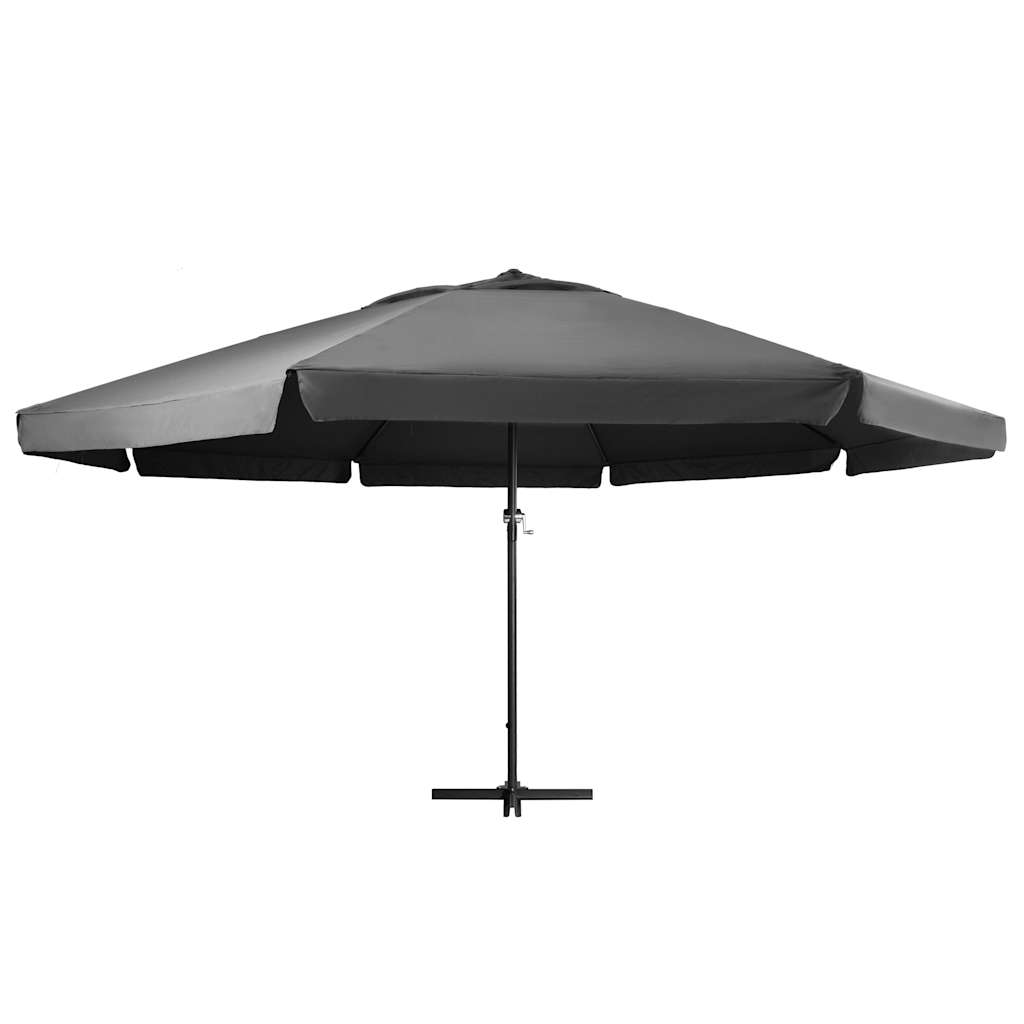 Maison Exclusive - Sonnenschirm Mit Aluminium-mast 600 Cm Anthraz