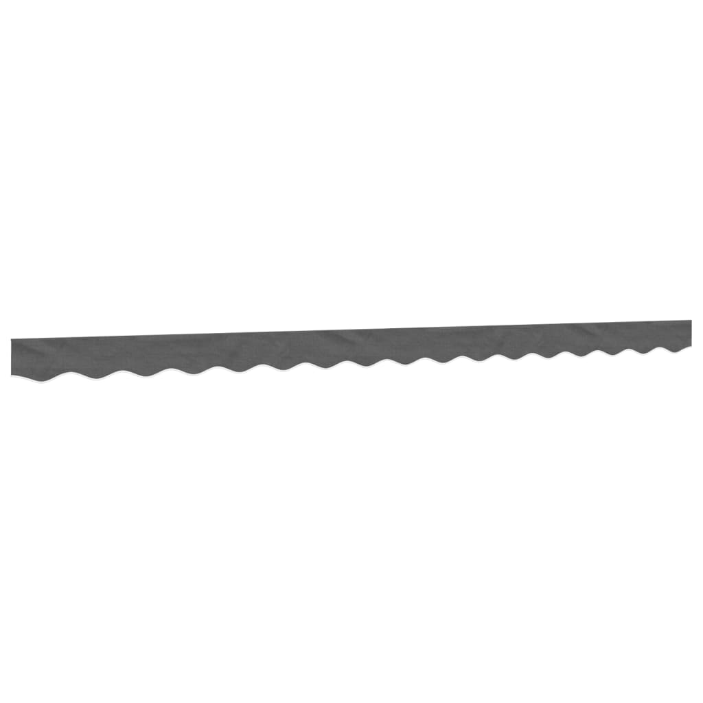 Maison Exclusive - Markisenvolant Anthrazit Gestreift 380x20 Cm
