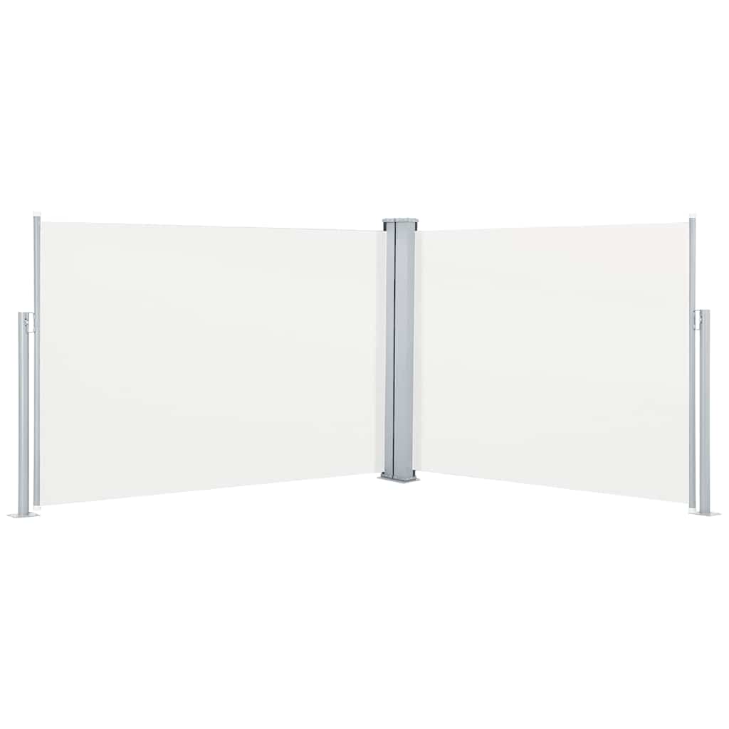 Maison Exclusive - Ausziehbare Seitenmarkise Creme 100 X 1000 Cm