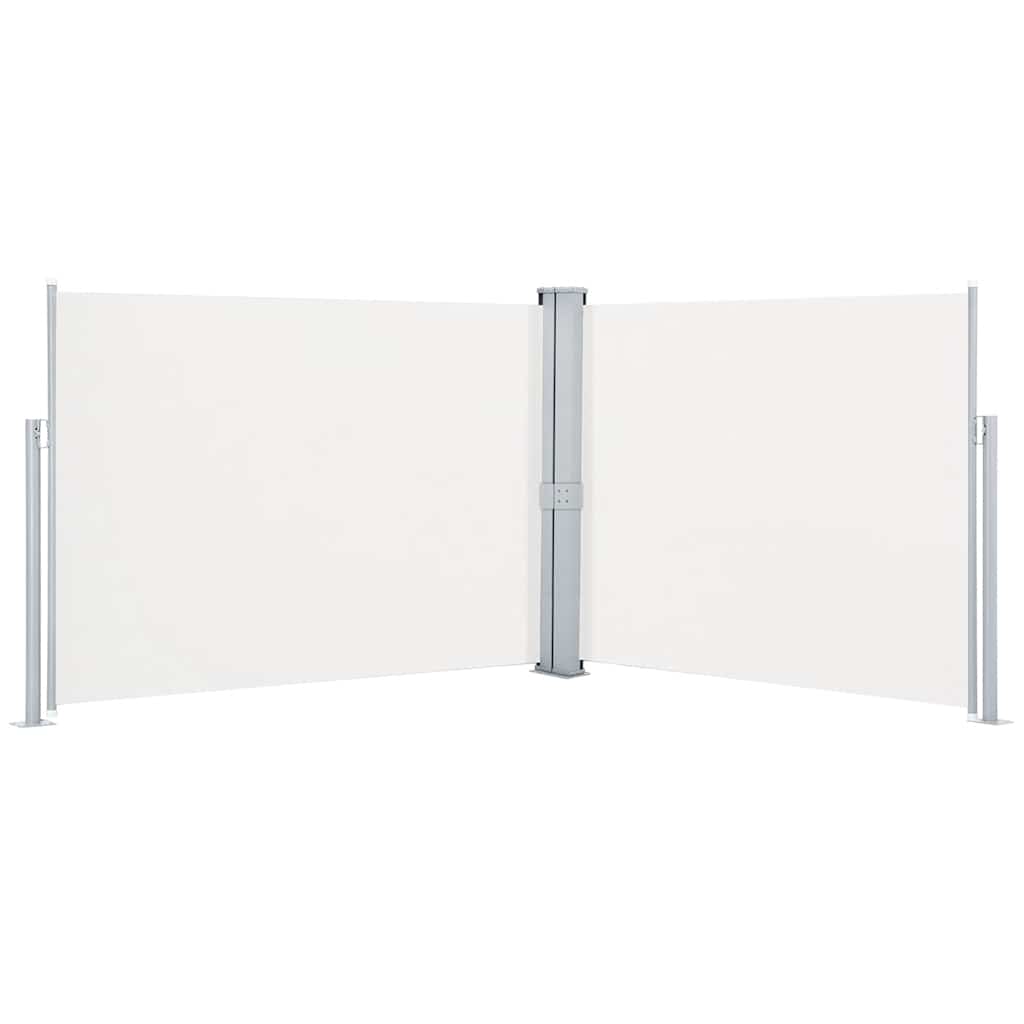 Maison Exclusive - Ausziehbare Seitenmarkise Creme 170 X 1000 Cm