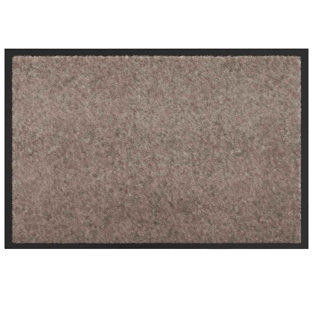 Maison Exclusive - Fußmatte Beige 60 X 40 X 1,2 Cm Teddystoff
