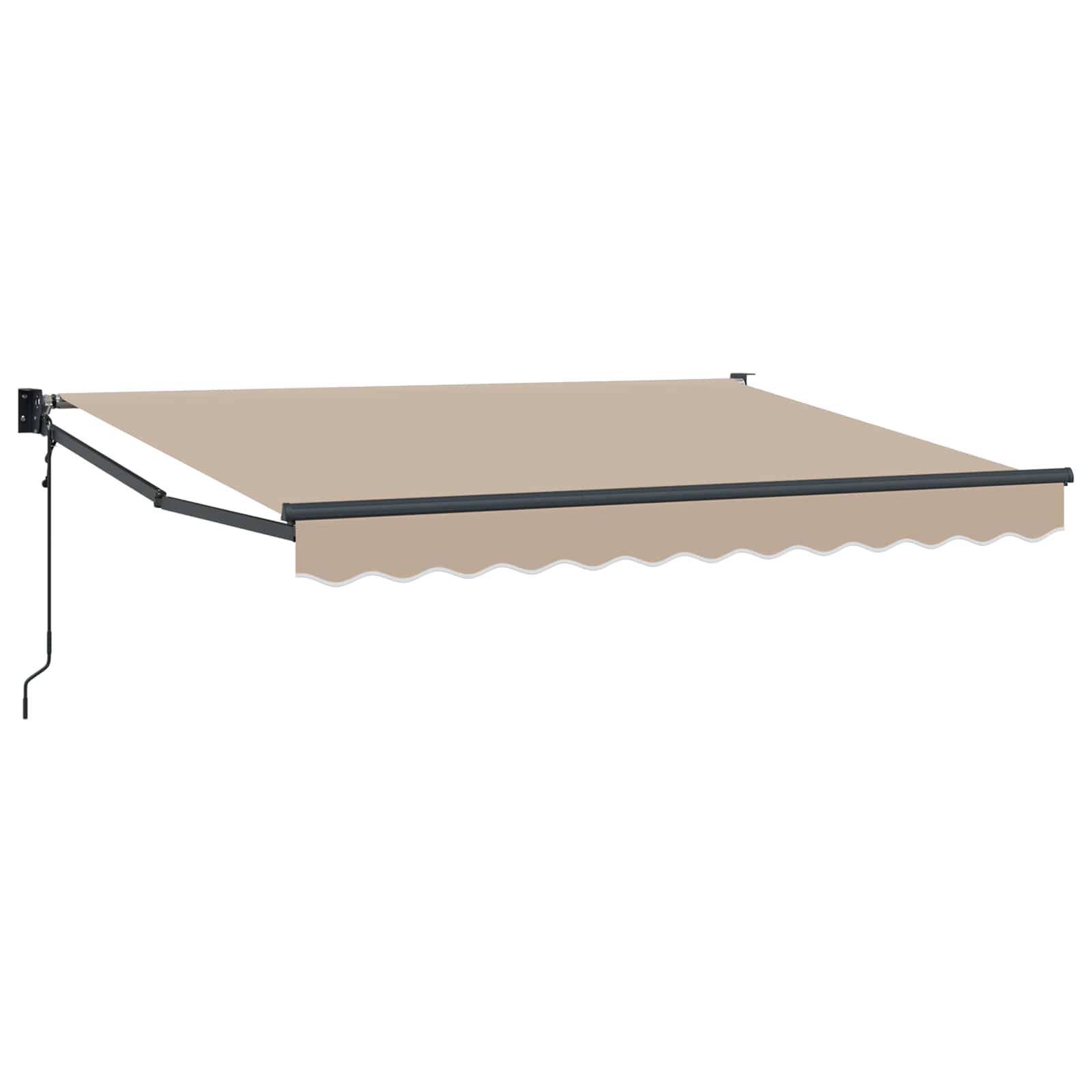 Maison Exclusive - Ausziehbare Markise Beige 3,5 X 2 M Polyester