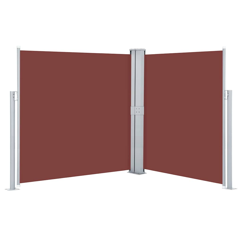 Maison Exclusive - Ausziehbare Seitenmarkise Braun 140 X 600 Cm