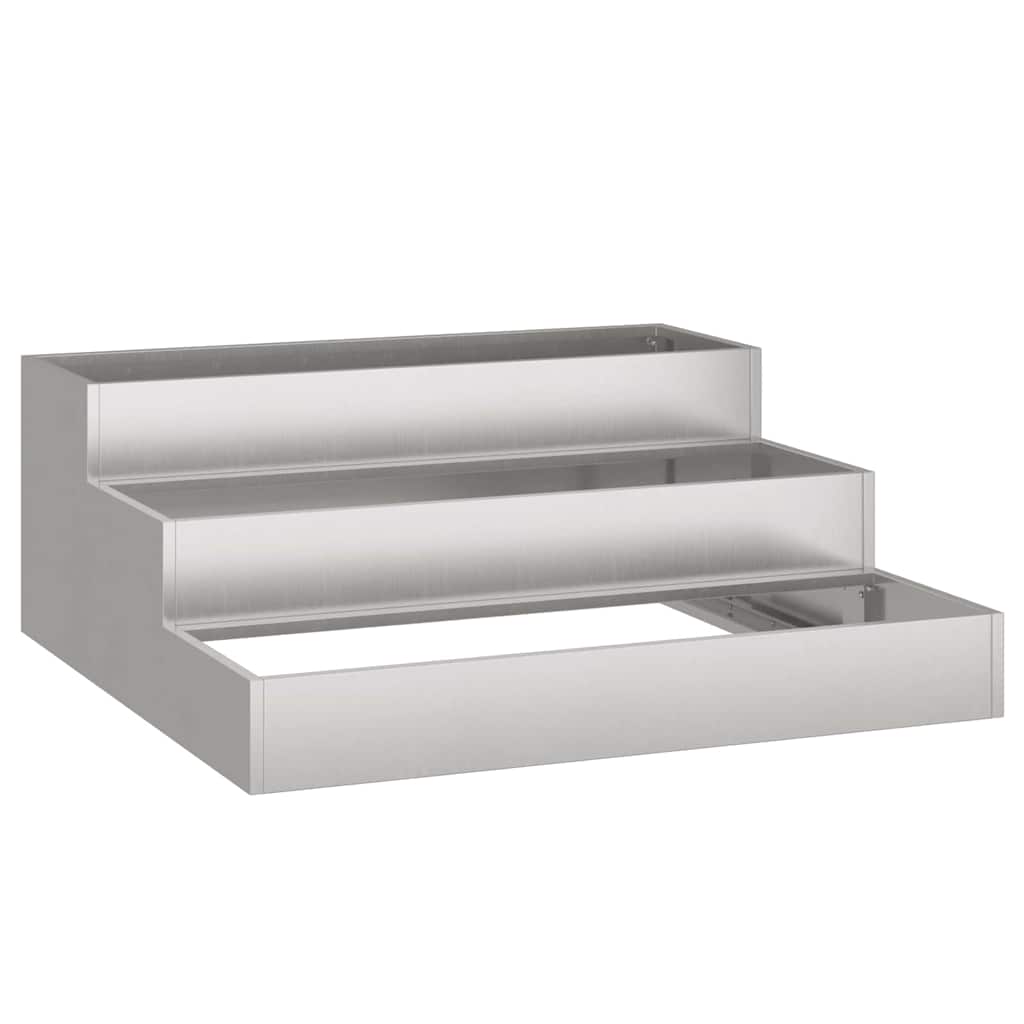 Maison Exclusive - Garten-pflanzgefäß Rostig 90 X 90 X 35 Cm Wett