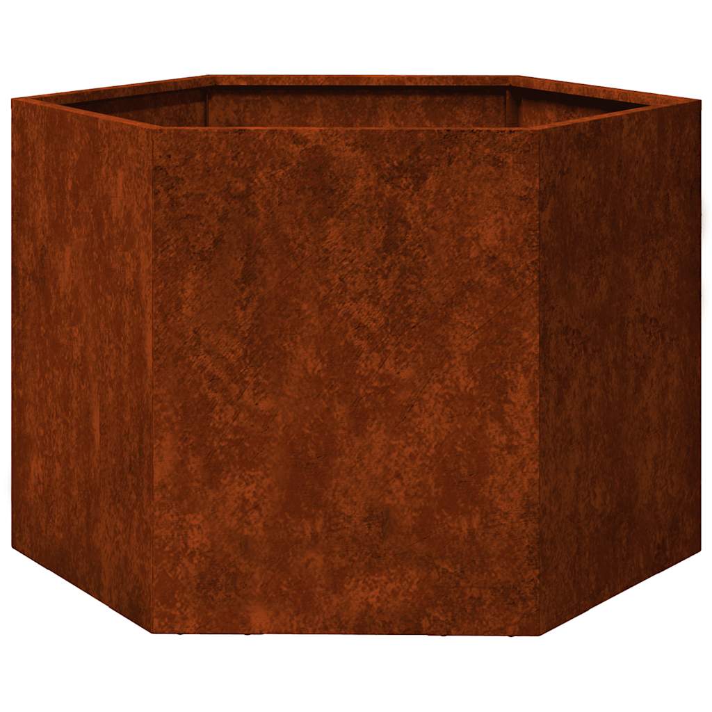 Maison Exclusive - Pflanzkübel Rostig 60x60x45 Cm Cortenstahl