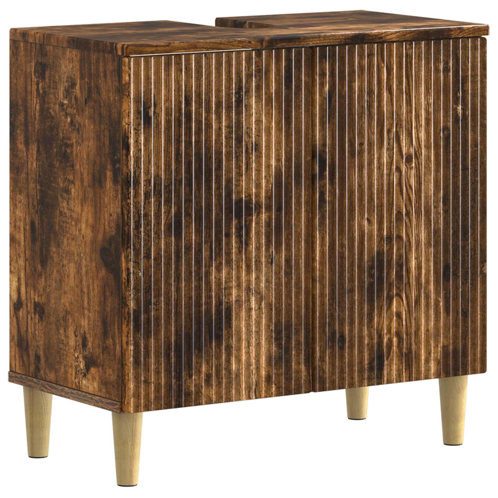 Maison Exclusive - Waschbeckenschrank Arnhem Raucheiche 59,5 X 31