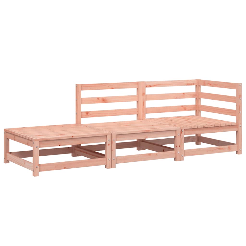 Maison Exclusive - Gartensofa Mit Hocker 2-sitzer Massivholz Doug