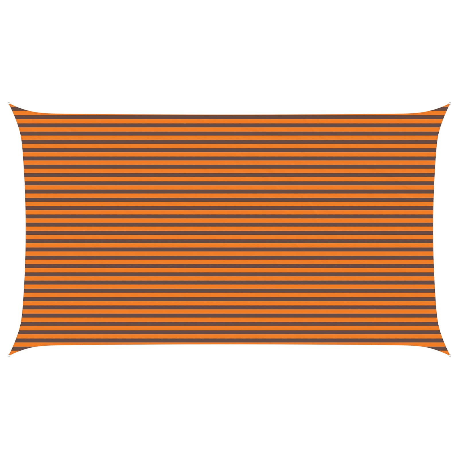 Maison Exclusive - Sonnensegel Orange Und Braun 7 X 4 M 100 % Pol
