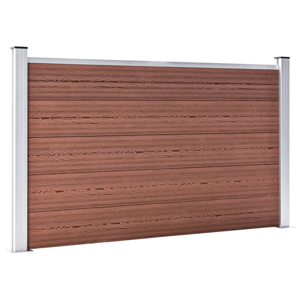 Maison Exclusive - Gartenzaun Wpc 180×105 Cm Braun
