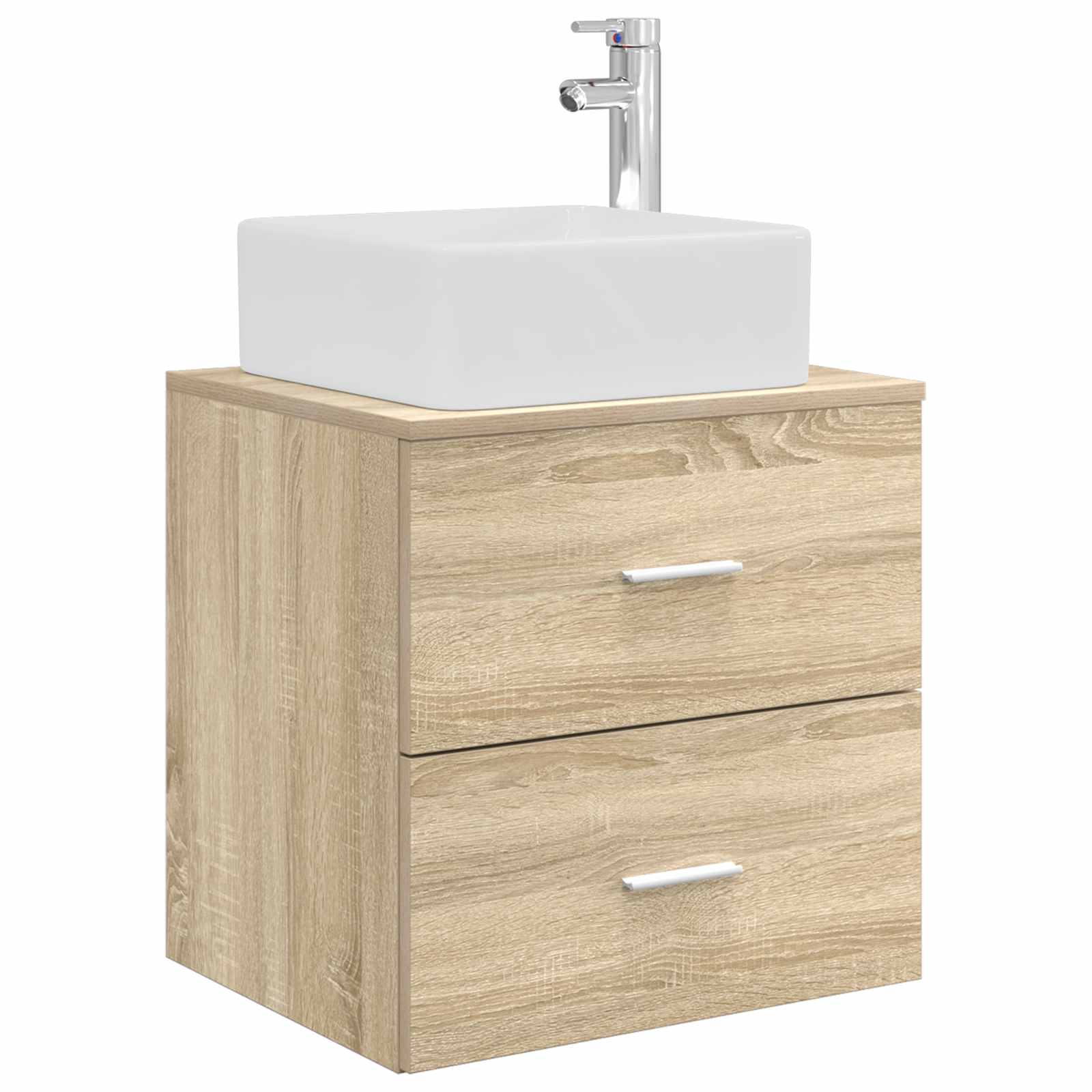 Maison Exclusive - Wandmontierte Waschtisch Sonoma-eiche 53 X 34,