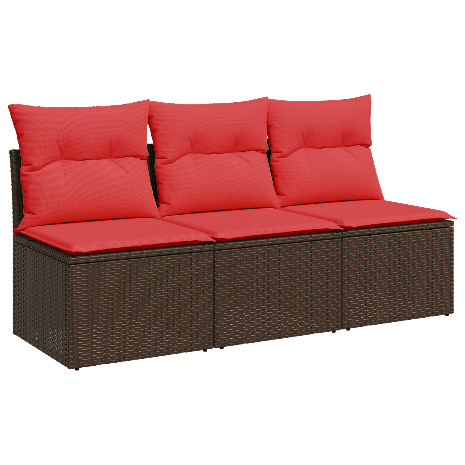 Maison Exclusive - Garten-sofa Mit Kissen Braun 165 X 62 X 69