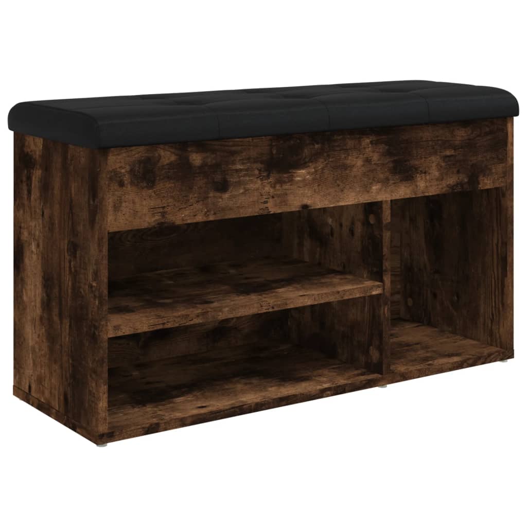 Maison Exclusive - Schuhbank Räuchereiche 82x32x45,5 Cm Holzwerks