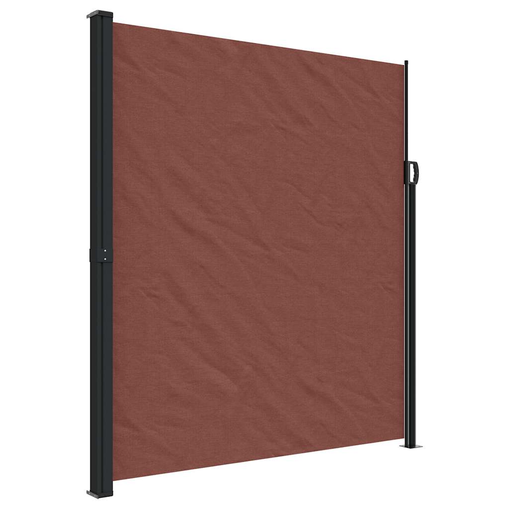 Maison Exclusive - Seitenmarkise Ausziehbar Braun 220x500 Cm