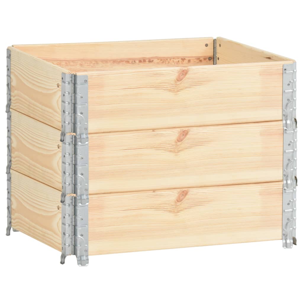 Maison Exclusive - Hochbeete 3 Stk. 60x80 Cm Kiefer Massivholz
