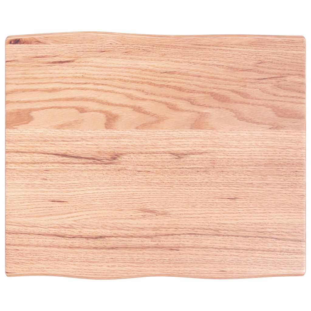 Maison Exclusive - Tischplatte 60x50x2 Cm Massivholz Eiche Behand