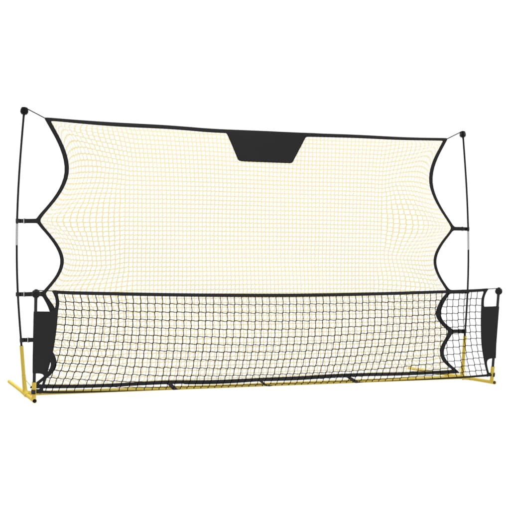 Maison Exclusive - Fußball-rebounder Schwarz Und Gelb 183x85x120