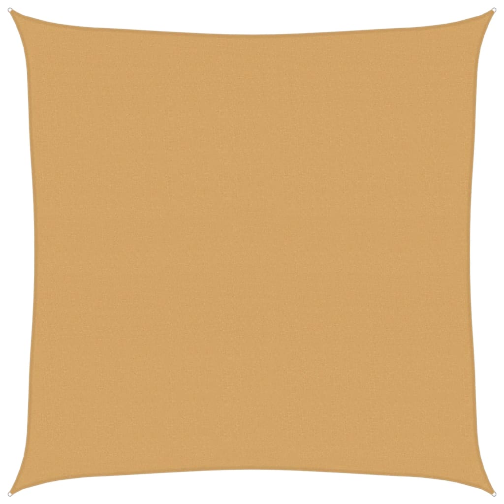Maison Exclusive - Sonnensegel 160 G/m² Quadratisch Sandfarbe 5x5