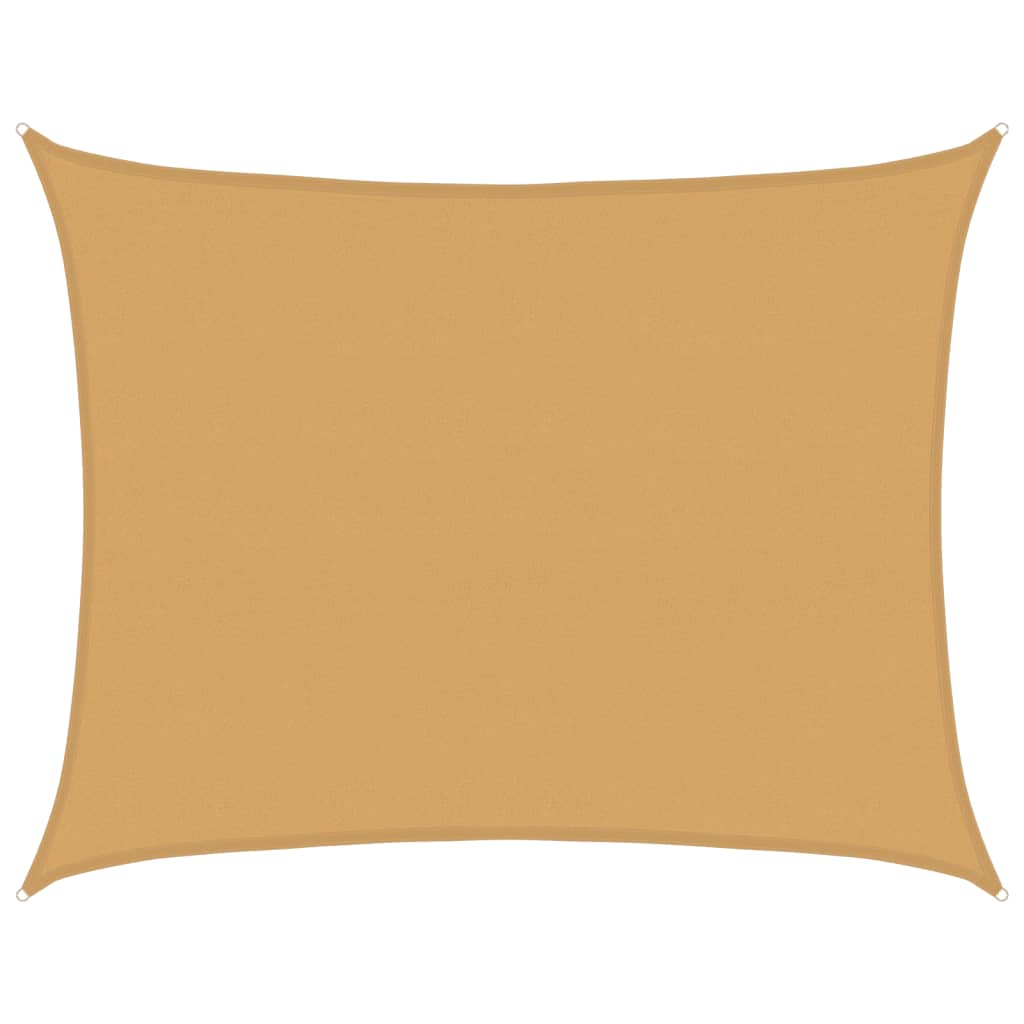 Maison Exclusive - Sonnensegel 160 G/m² Rechteckig Sandfarben 6x7