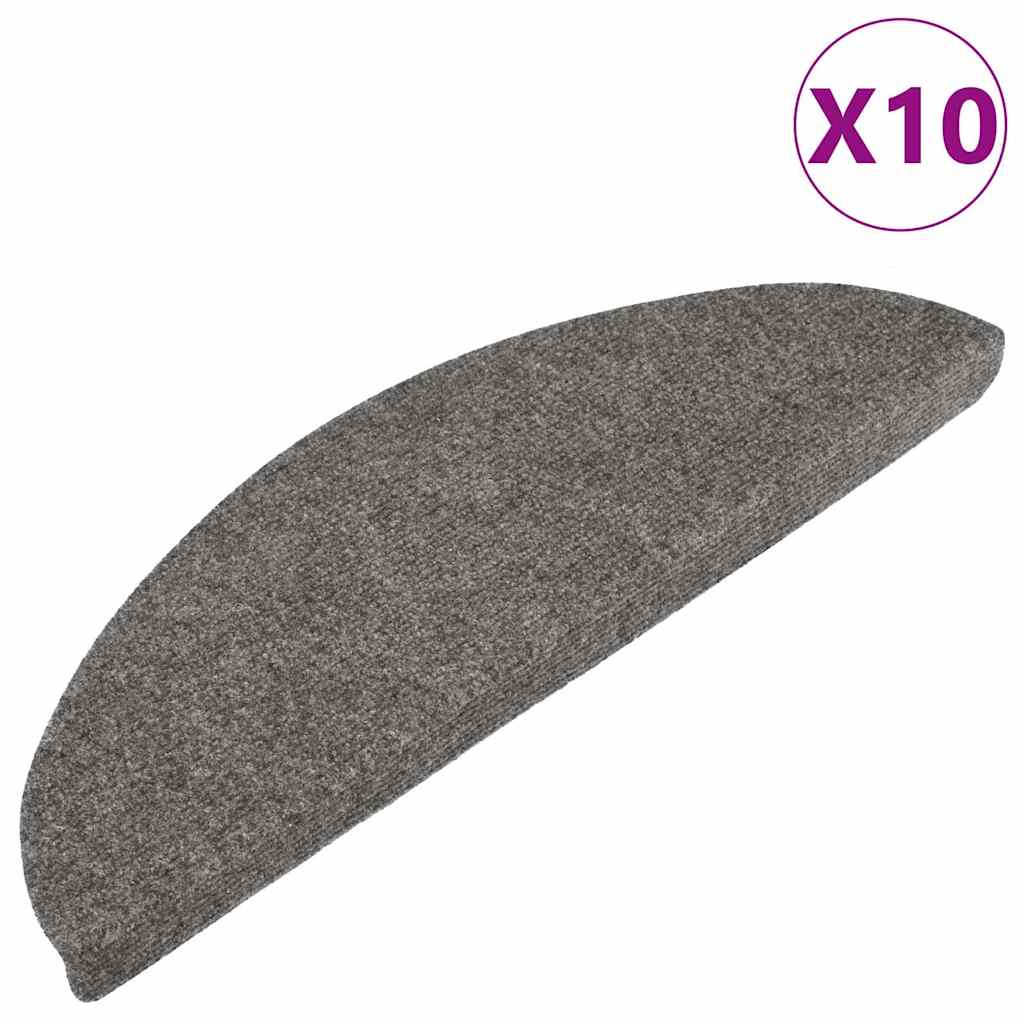 Maison Exclusive - Stufenmatten Selbstklebend 10 Stk. Grau 56x17x