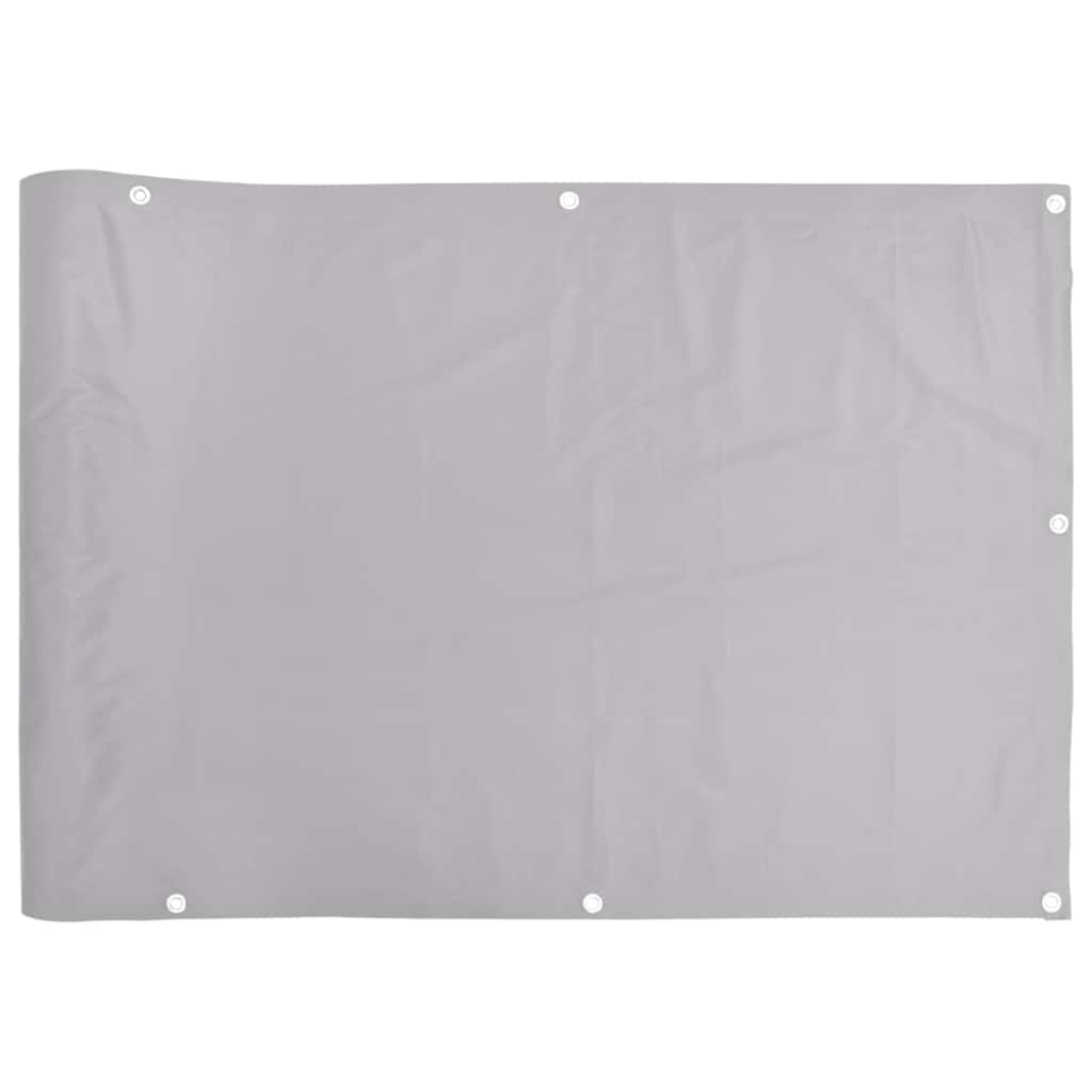 Maison Exclusive - Balkon-sichtschutz Grau 500x90 Cm Pvc